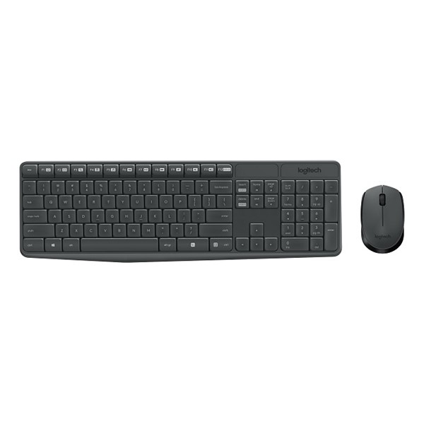 LOGITECH MK235 Kablosuz Q Trk Siyah Klavye - Mouse Set  (920-007925) ikinci görünüm