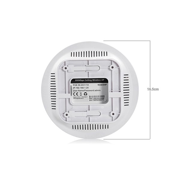 EVEREST EWiFi EAP 300mbps 1port 2.4ghz Repeater Access Point Router PoE Tavan Tipi