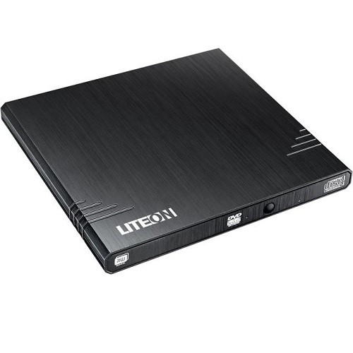 LITE-ON DRW-EBAU108-11 8X USB 2.0 Slim Harici DVD Yazıcı Siyah ikinci görünüm
