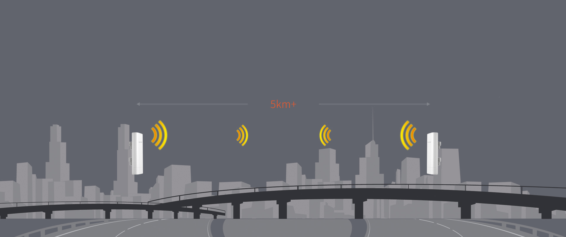 TENDA O3 12dbi 150mbps 2.4ghz 5+km Harici Access Point