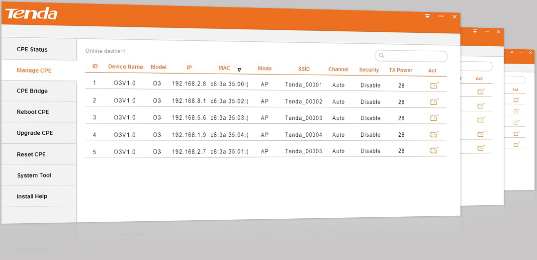 TENDA O3 12dbi 150mbps 2.4ghz 5+km Harici Access Point