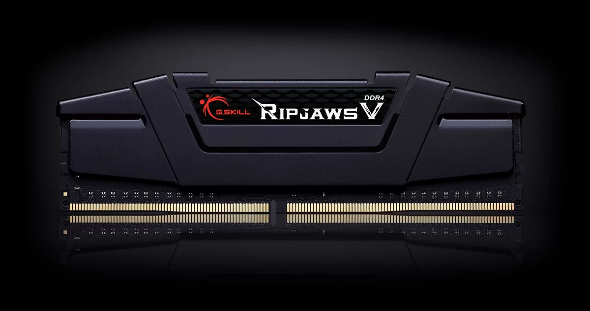 GSKILL 8GB DDR4 3200MHZ CL16 PC RAM RIPJAWS V F4-3200C16S-8GVKB