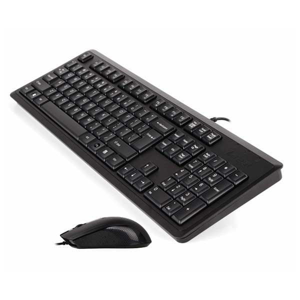A4TECH KR-9276 Kablolu USB Q Trk Siyah Klavye - Mouse Set