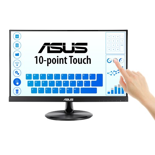 ASUS 21.5" IPS VT229H 5MS 60Hz HDMI Dokunmatik Monitör (1920 X 1080)