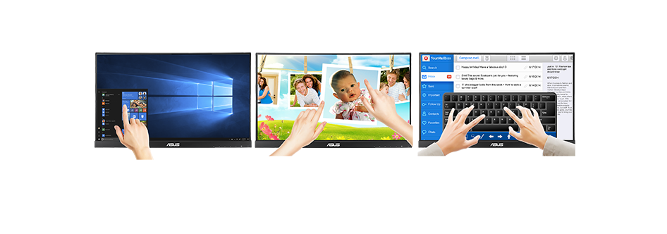 ASUS 21.5" IPS VT229H 5MS 60Hz HDMI Dokunmatik Monitör (1920 X 1080)
