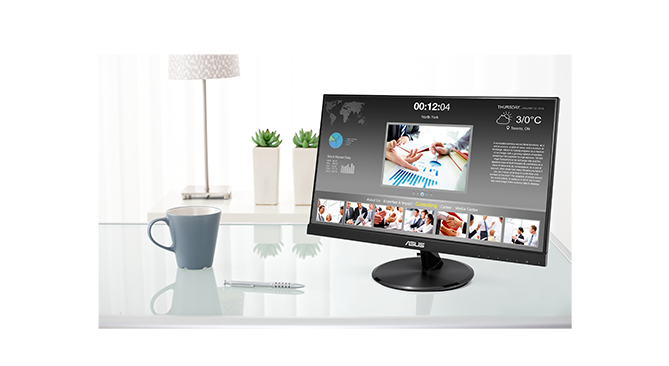 ASUS 21.5" IPS VT229H 5MS 60Hz HDMI Dokunmatik Monitör (1920 X 1080)