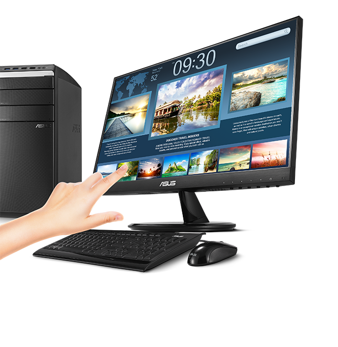 ASUS 21.5" IPS VT229H 5MS 60Hz HDMI Dokunmatik Monitör (1920 X 1080)