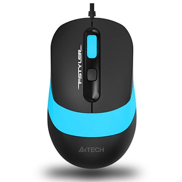 A4TECH FM10 Kablolu USB 1600dpi Siyah/Mavi Mouse ikinci görünüm