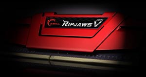 GSKILL 32GB (2X 16GB) DDR4 3600MHZ CL18 DUAL KIT PC RAM RIPJAWS V F4-3600C18D-32GVK
