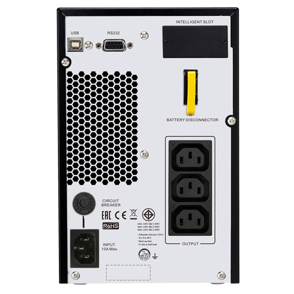 SCHNEIDER 1kva EASY SPM1KI-TR  1/1 Online Ups 12v 7amper