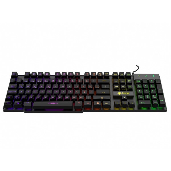 INCA IKG-449 Kablolu USB Q Trk Siyah Gaming Klavye ikinci görünüm