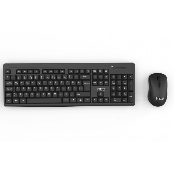 INCA IWS-539T Kablosuz Q Trk Siyah Klavye - Mouse Set ikinci görünüm