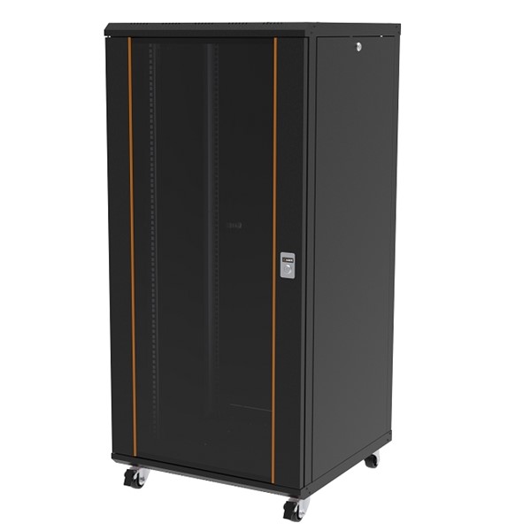 AGER 20U 600x600mm Dikili Tip Siyah Kabinet Agena AG-AN20U6060S1 Cam Kapak ikinci görünüm