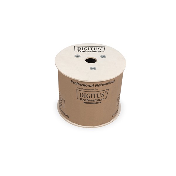 DIGITUS 500metre CAT6 Utp 23AWG Gri Makara Saf Bakır Kablo 0.50mm DK-1613-VH-5-GR