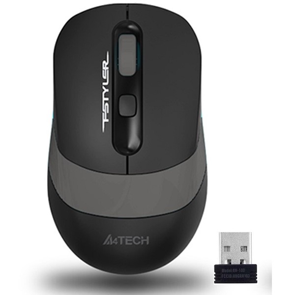 A4TECH FG10S Kablosuz 2000dpi Sessiz Siyah/Gri Mouse ikinci görünüm