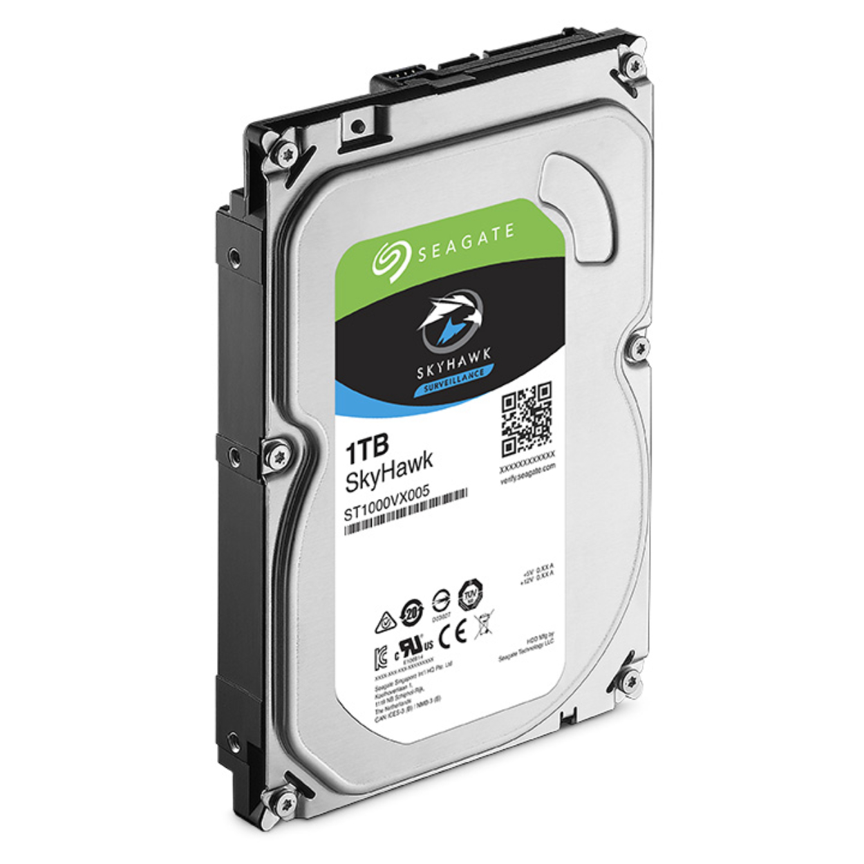 SEAGATE 1TB 3.5" SKYHAWK ST1000VX005 5900 RPM 64MB SATA-3 Güvenlik Diski