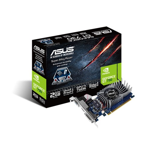 ASUS GT730 2GB SL-2GD5-BRK DDR5 64bit HDMI DVI PCIe 16X v2.0