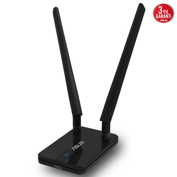 ASUS USB-AC58 AC1300 Dual Band USB 3.0 Kablosuz Adaptör Harici Anten ikinci görünüm