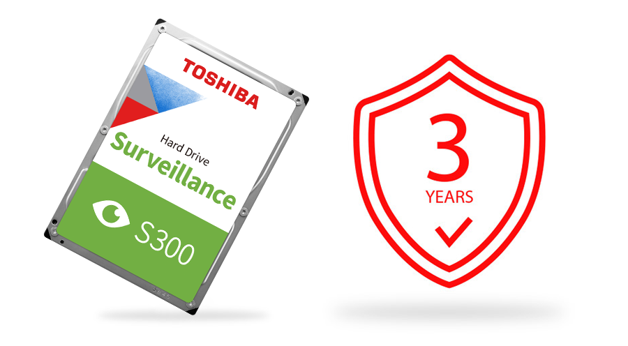 TOSHIBA 2TB 3.5" S300 HDWT720UZSVA 128MB SATA-3 Güvenlik Diski