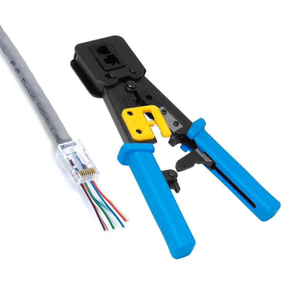 FRISBY FNW-58ECT 8P8C/RJ-45, 6P4C/RJ11 Kablo Sıkma Pensesi Yeni Nesil ikinci görünüm