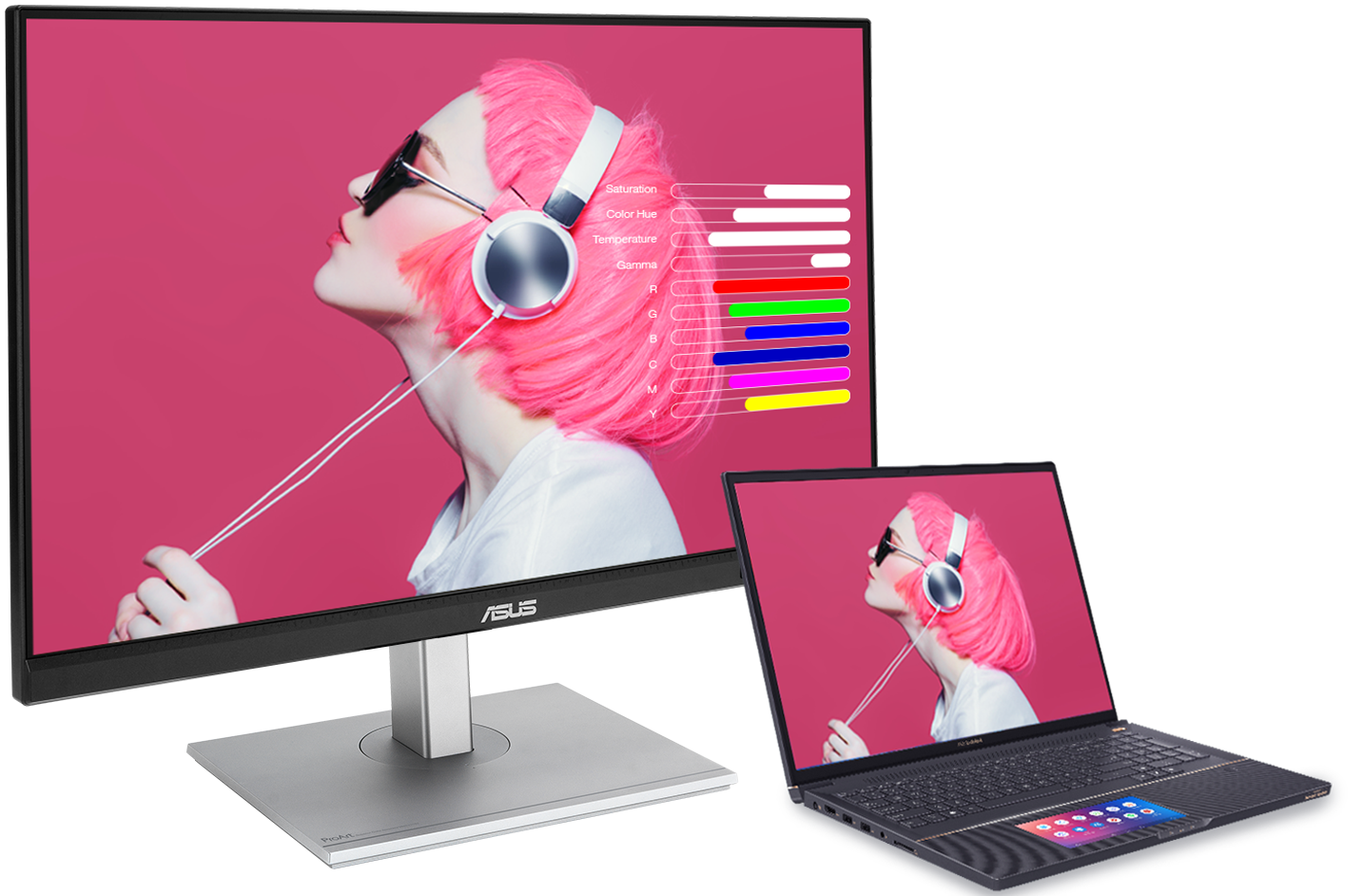ASUS 27" IPS PA279CV 5MS 60Hz HDMI-DP-TYPE-C Pivot Grafik Tasarım Monitör (3840 X 2160)