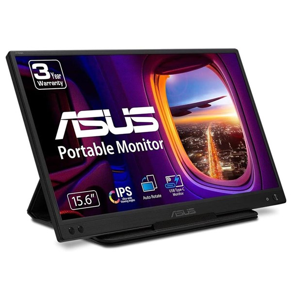 ASUS 15.6" IPS ZENSCREEN MB166C 5MS 60Hz TYPE-C Taşınabilir USB Monitör (1920 X 1080)