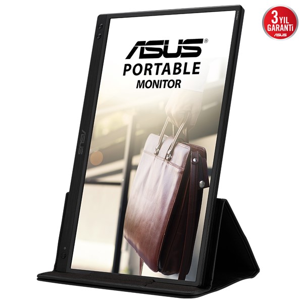 ASUS 15.6" IPS ZENSCREEN MB166C 5MS 60Hz TYPE-C Taşınabilir USB Monitör (1920 X 1080)