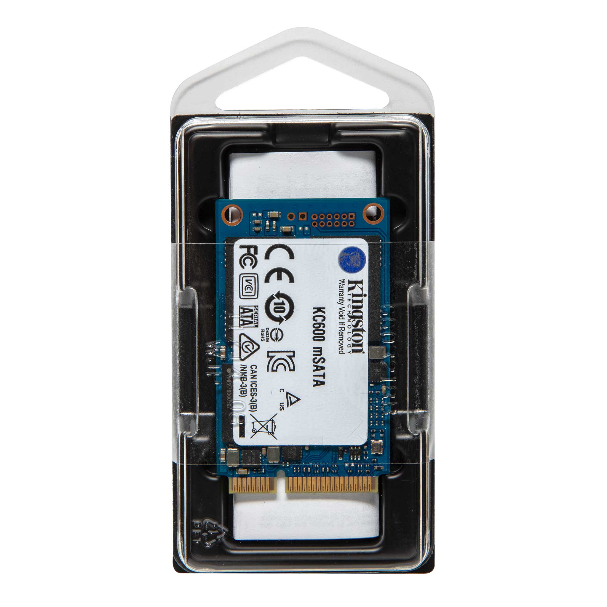 KINGSTON 256GB KC600 SKC600MS/256G 550- 500MB/s MSata Disk ikinci görünüm