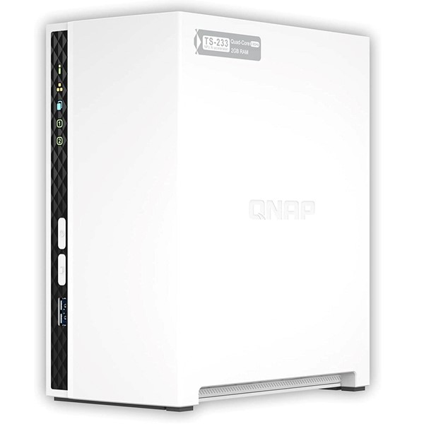 QNAP 2diskli ARM QC-2GB RAM-Gigabit Nas Server TS-233-2GB Distribütör Garantili ikinci görünüm