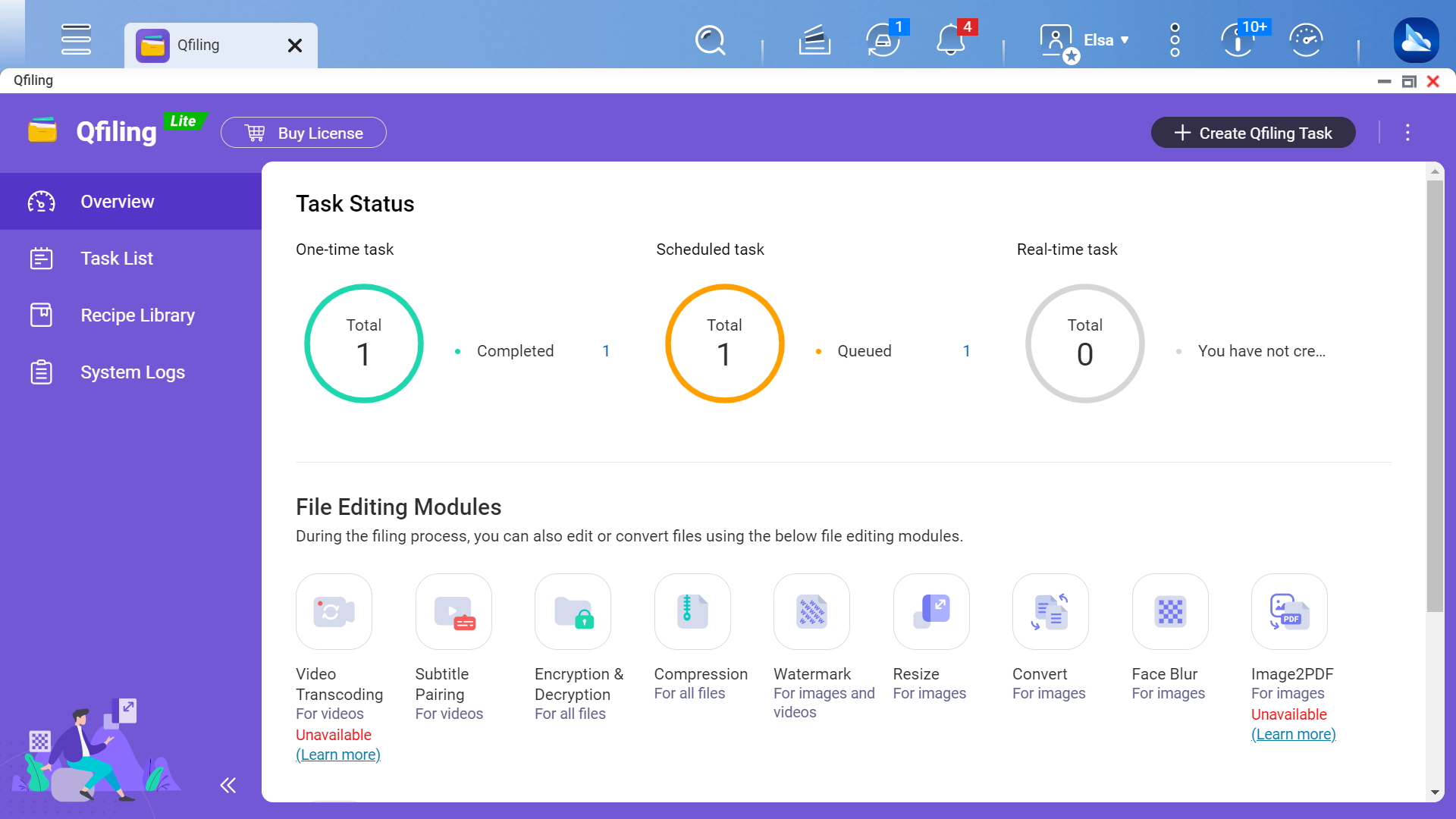 QNAP 2diskli ARM QC-2GB RAM-Gigabit Nas Server TS-233-2GB Distribütör Garantili
