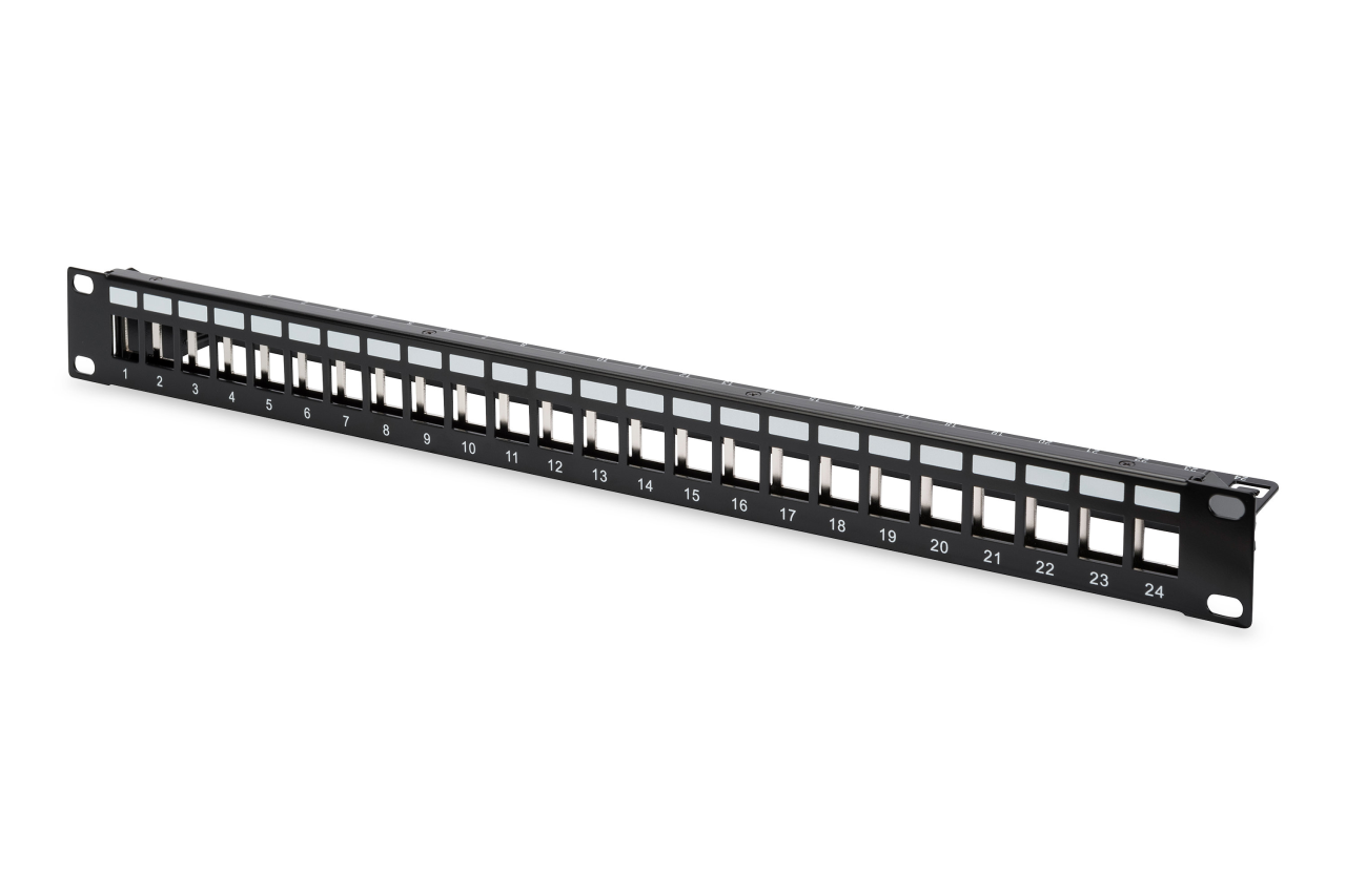 DIGITUS 1U 24port Cat6 Utp Boş Patch Panel DN-91411 ikinci görünüm