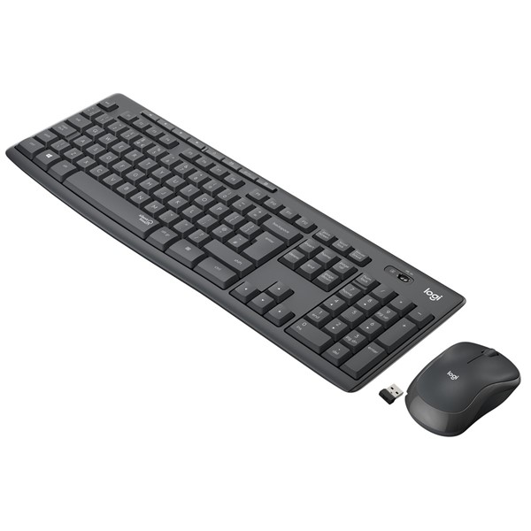 LOGITECH MK295 Kablosuz Q Trk Siyah Klavye - Mouse Set (920-009804) ikinci görünüm