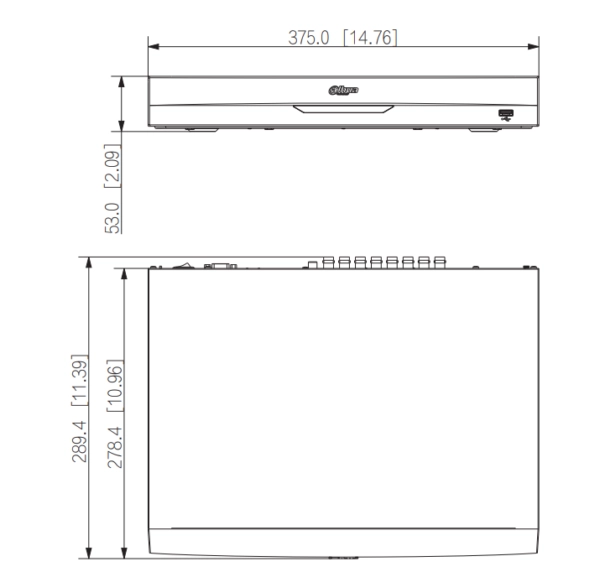 DAHUA 16kanal 5mp 2-diskli Analaog Kayıt Cihazı XVR5216AN-I3