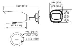 DAHUA 2MP Bullet Motorize IP Kamera IPC-HFW1230T-ZS-2812