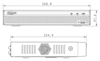 DAHUA 4kanal 8mp 1-diskli PoE NVR Kayıt Cihazı NVR2104HS-P-T