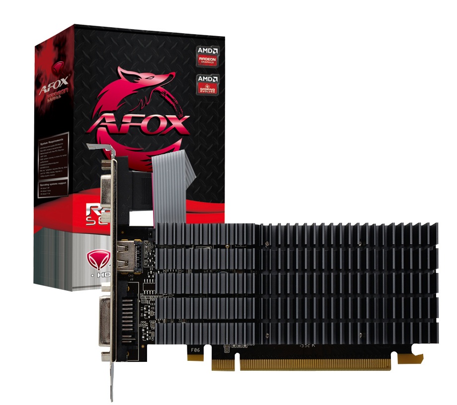 AFOX HD5450 2GB AF5450-2048D3L5-V2 DDR3 64bit PCIe 16X v2.0 ikinci görünüm