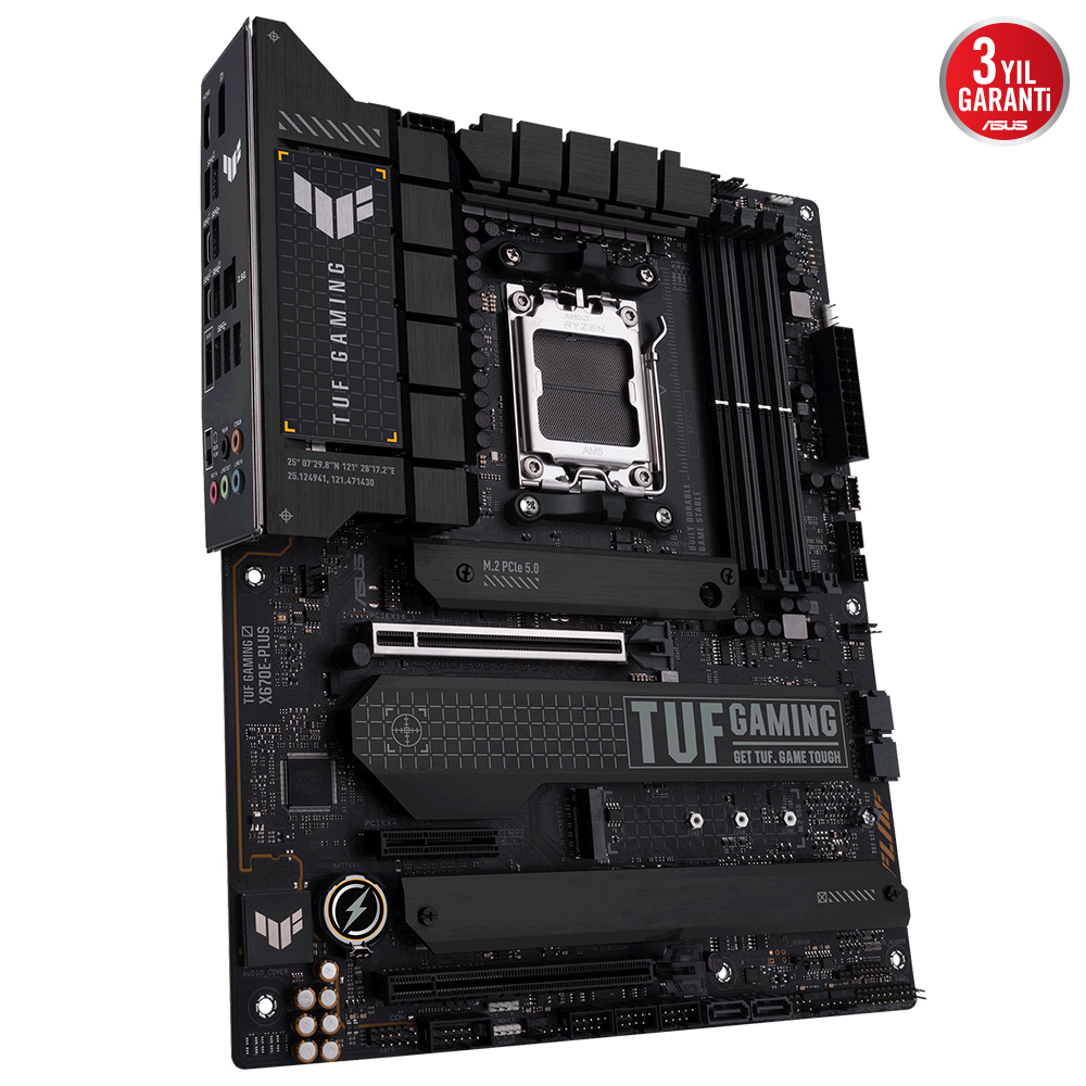 ASUS TUF GAMING X670E-PLUS DDR5 HDMI DP PCIe 16X v5.0 AM5 ATX