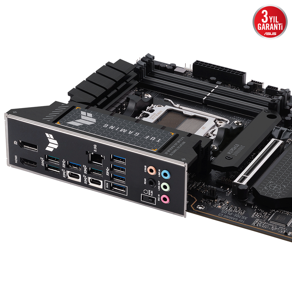ASUS TUF GAMING X670E-PLUS DDR5 HDMI DP PCIe 16X v5.0 AM5 ATX