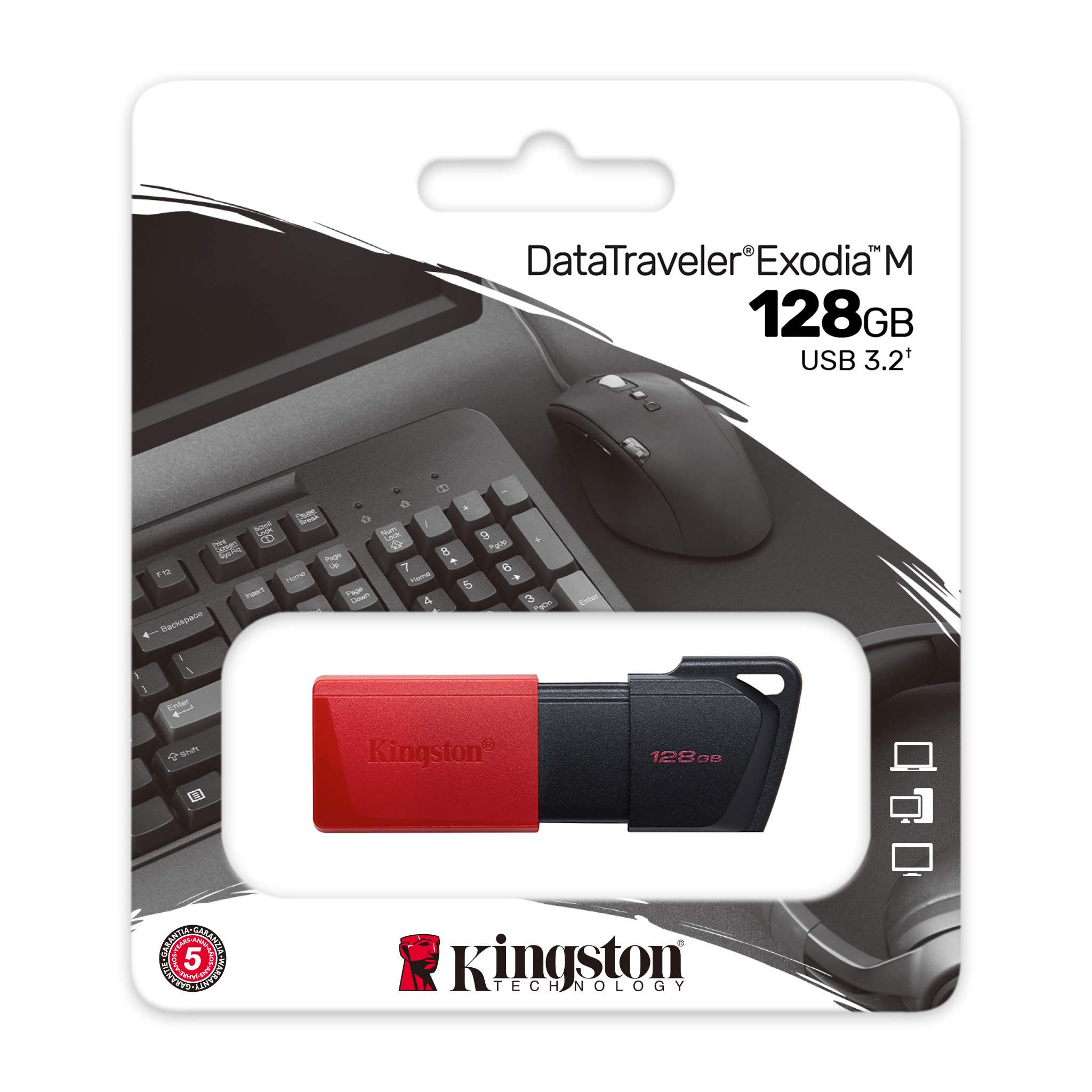 KINGSTON 128GB USB 3.2 Usb Bellek Exodia DTXM/128GB ikinci görünüm