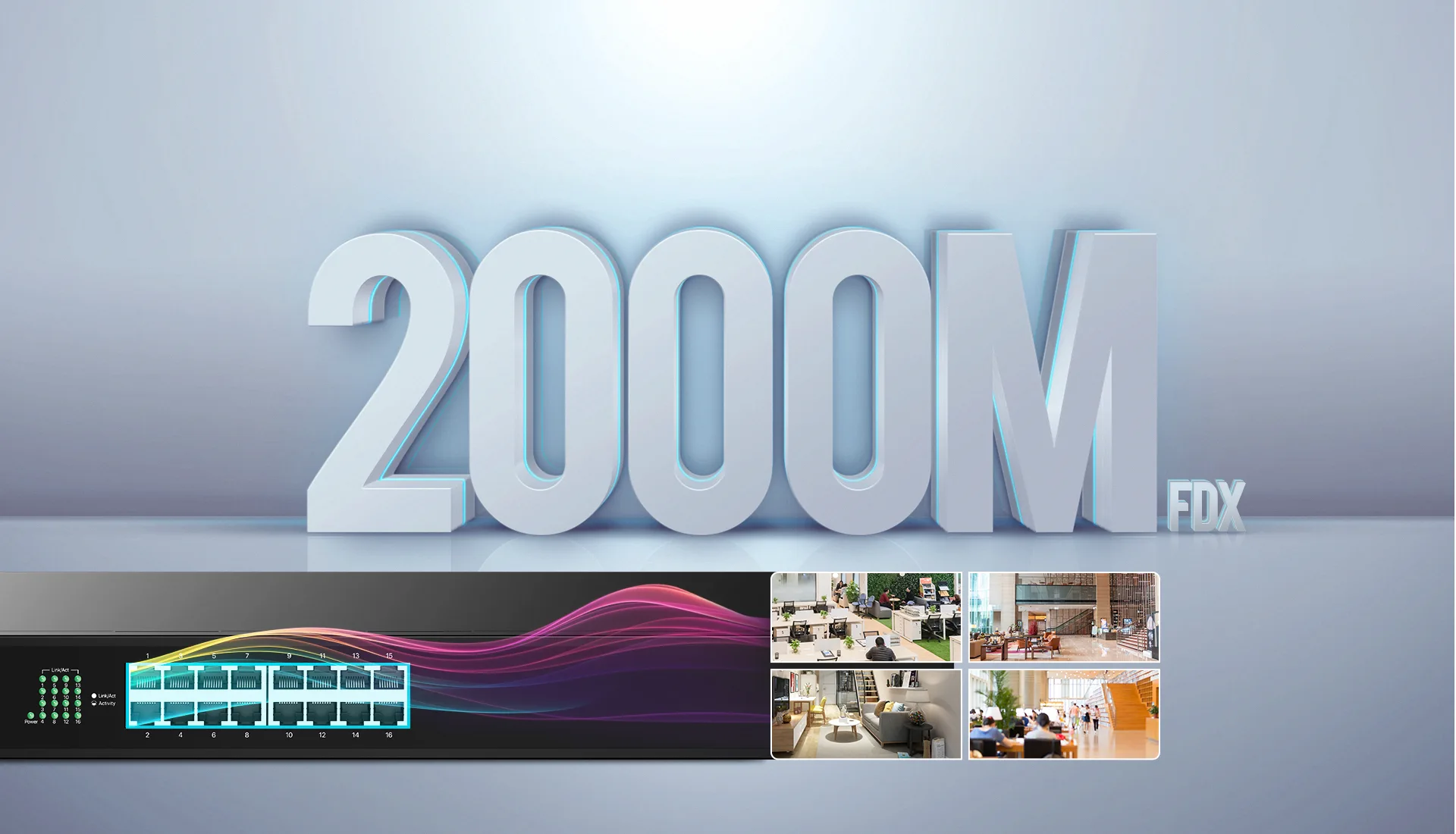 TENDA 16port Gigabit Yönetilemez Switch Çelik Kasa TEG1016G