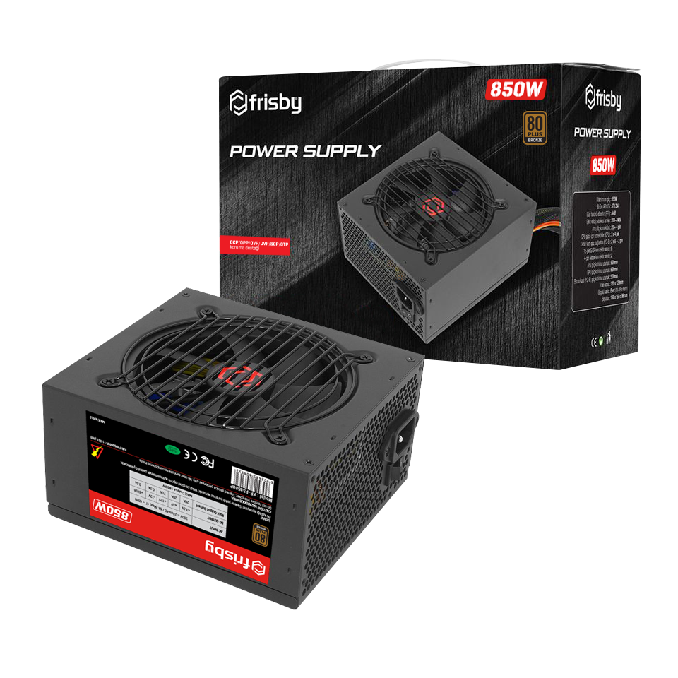 FRISBY 850w 80+ Bronze FR-PS8580P Power Supply