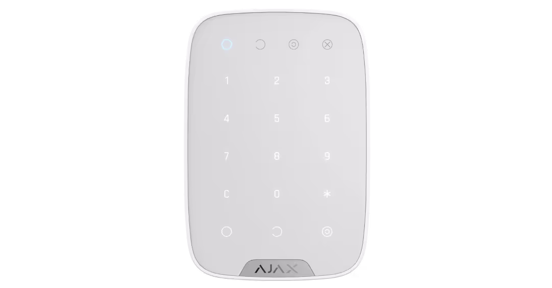 AJAX Kablosuz Keypad Siyah