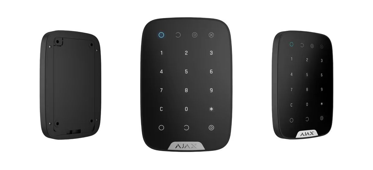 AJAX Kablosuz Keypad Siyah ikinci görünüm