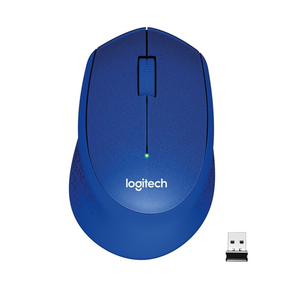 LOGITECH M330 Kablosuz Sessiz Mavi Mouse (910-004910) ikinci görünüm