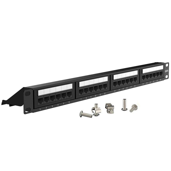 CODEGEN 1U 24port Cat6 Utp Patch Panel COD624 ikinci görünüm