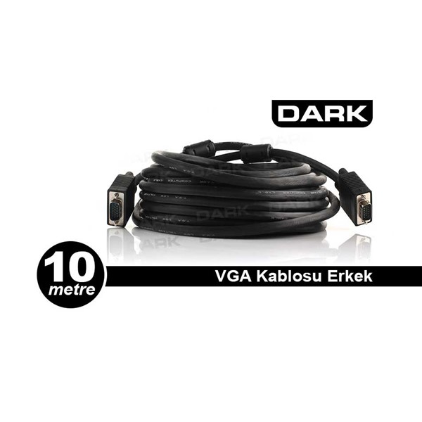DARK 10metre DK-CB-VGAL1000 VGA Uzatma Kablosu ikinci görünüm