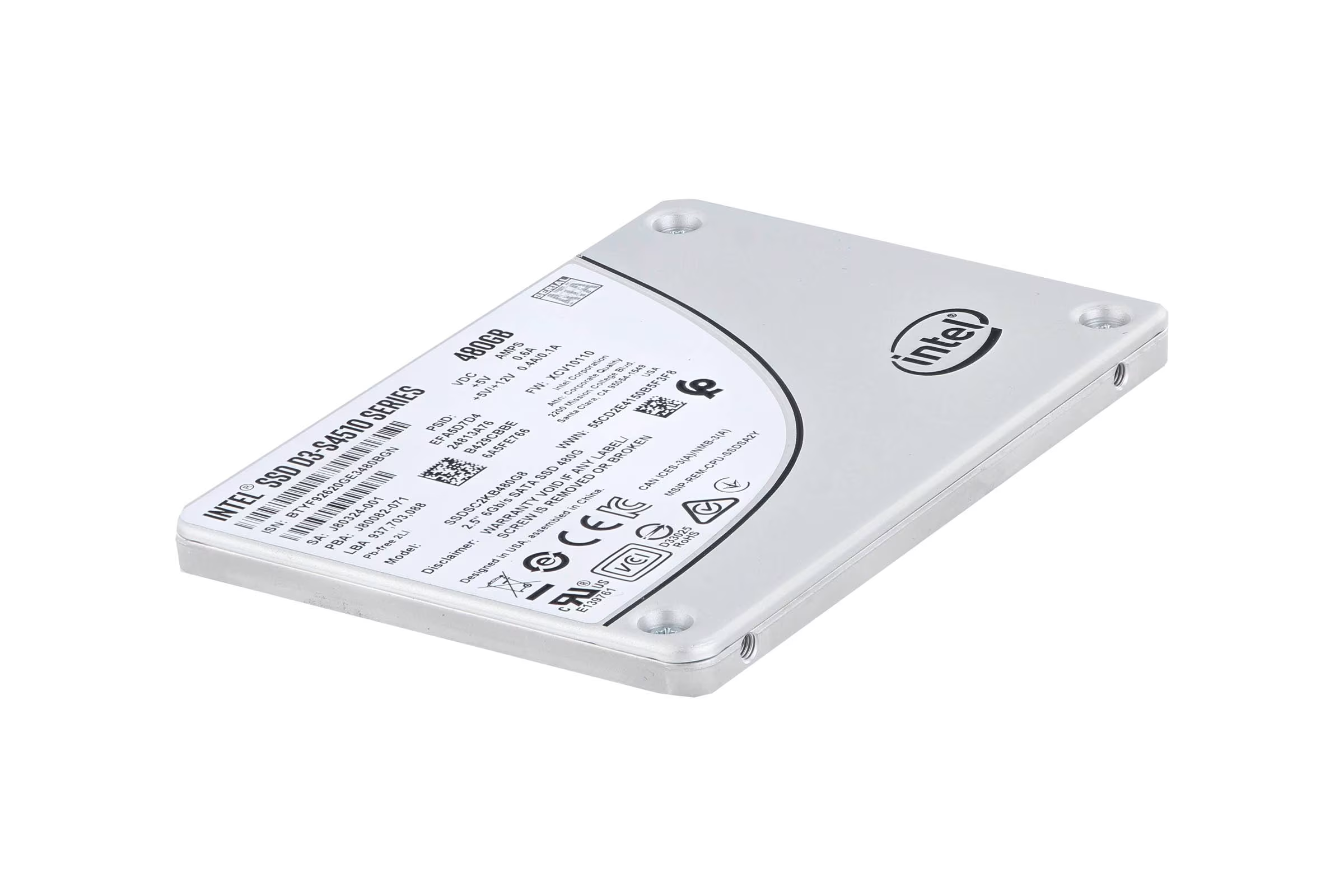 DELL 480GB 2.5" VPP5P Enterpirise Sata-3 SSD Disk
