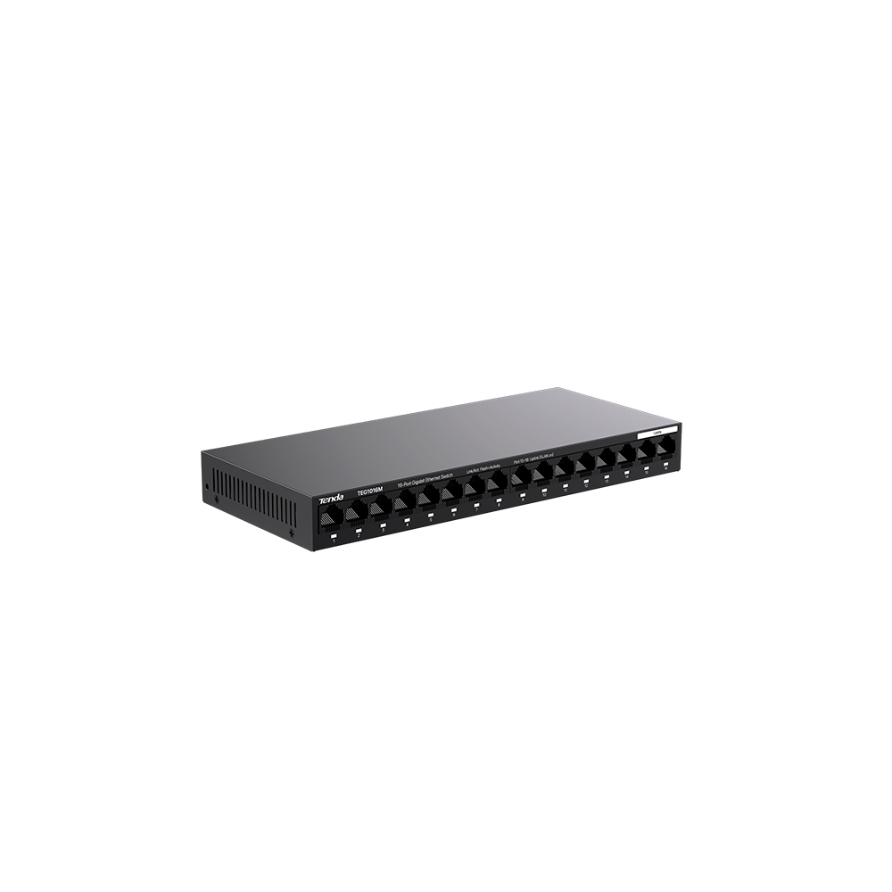 TENDA 16port GIGABIT Yönetilemez Switch Masaüstü TEG1016M