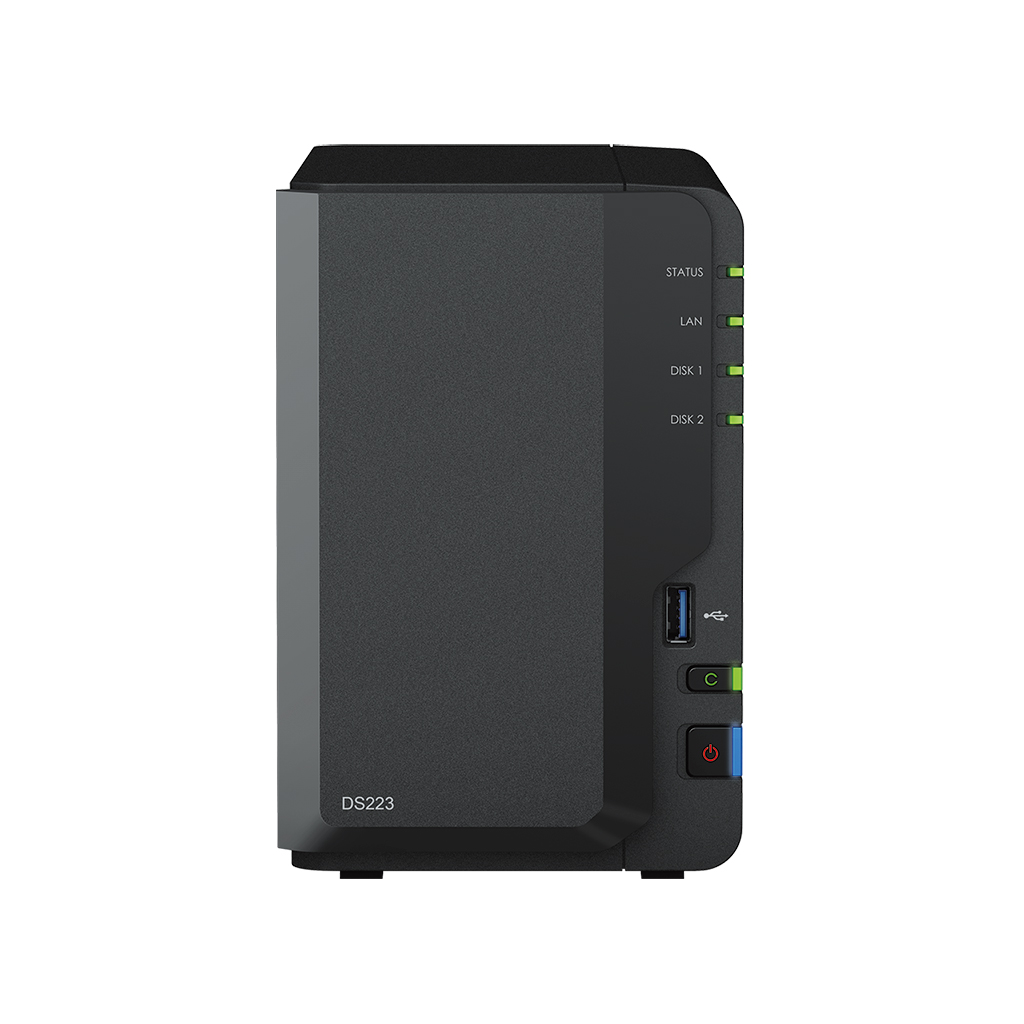 SYNOLOGY 2diskli Realtek QC-2GB RAM-Gigabit Nas Server DS223 ikinci görünüm