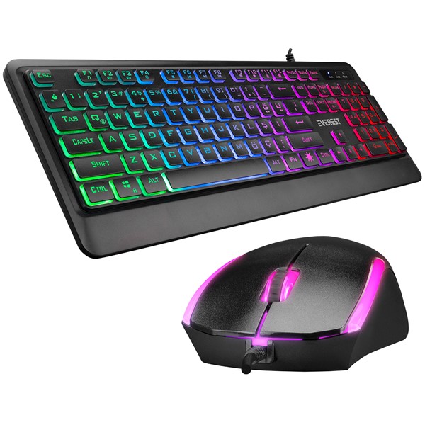EVEREST KM-R59 Kablolu USB Siyah Gaming Klavye - Mouse Set ikinci görünüm